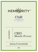 Load image into Gallery viewer, Chill by Hempurity - CBD Muscle Freeze