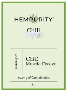 Chill by Hempurity - CBD Muscle Freeze